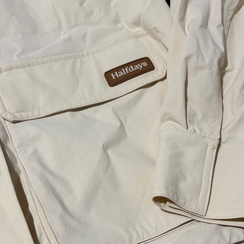 NWT Halfdays Cream Utility Jacket for Women - Picture 2 of 8